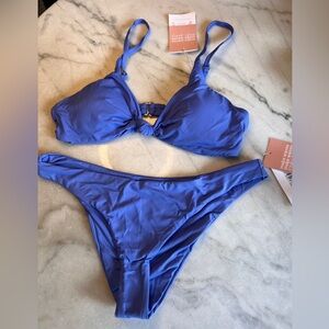 Dippin Daisy’s NWT Blue Bikini/swim suit Set